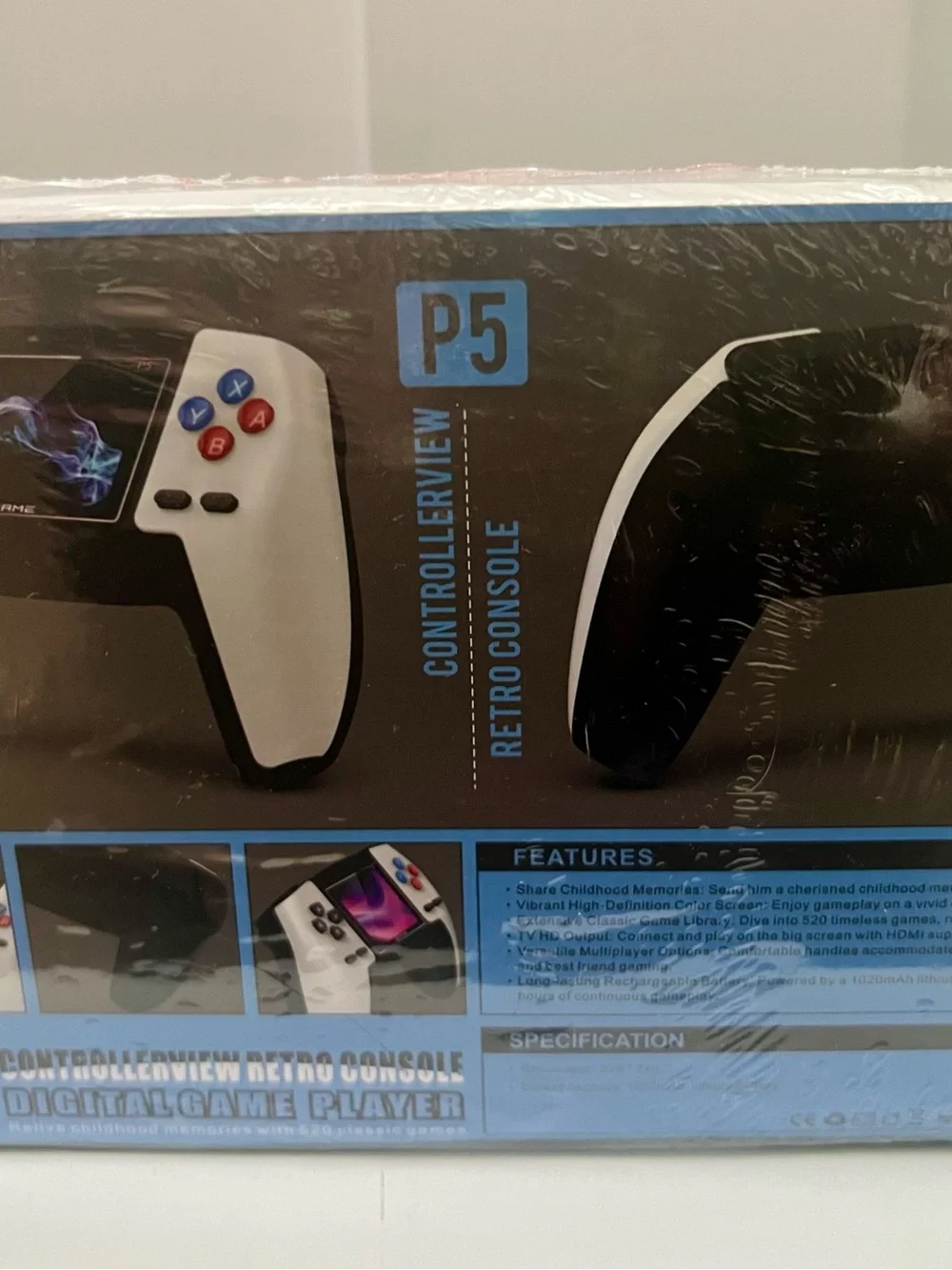 P5 Controllerview Retro Console handheld device 520 pre-installed classic games